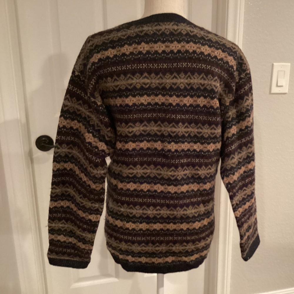 Croft & Barrow Wool Open Front Sweater, Size Larg… - image 2